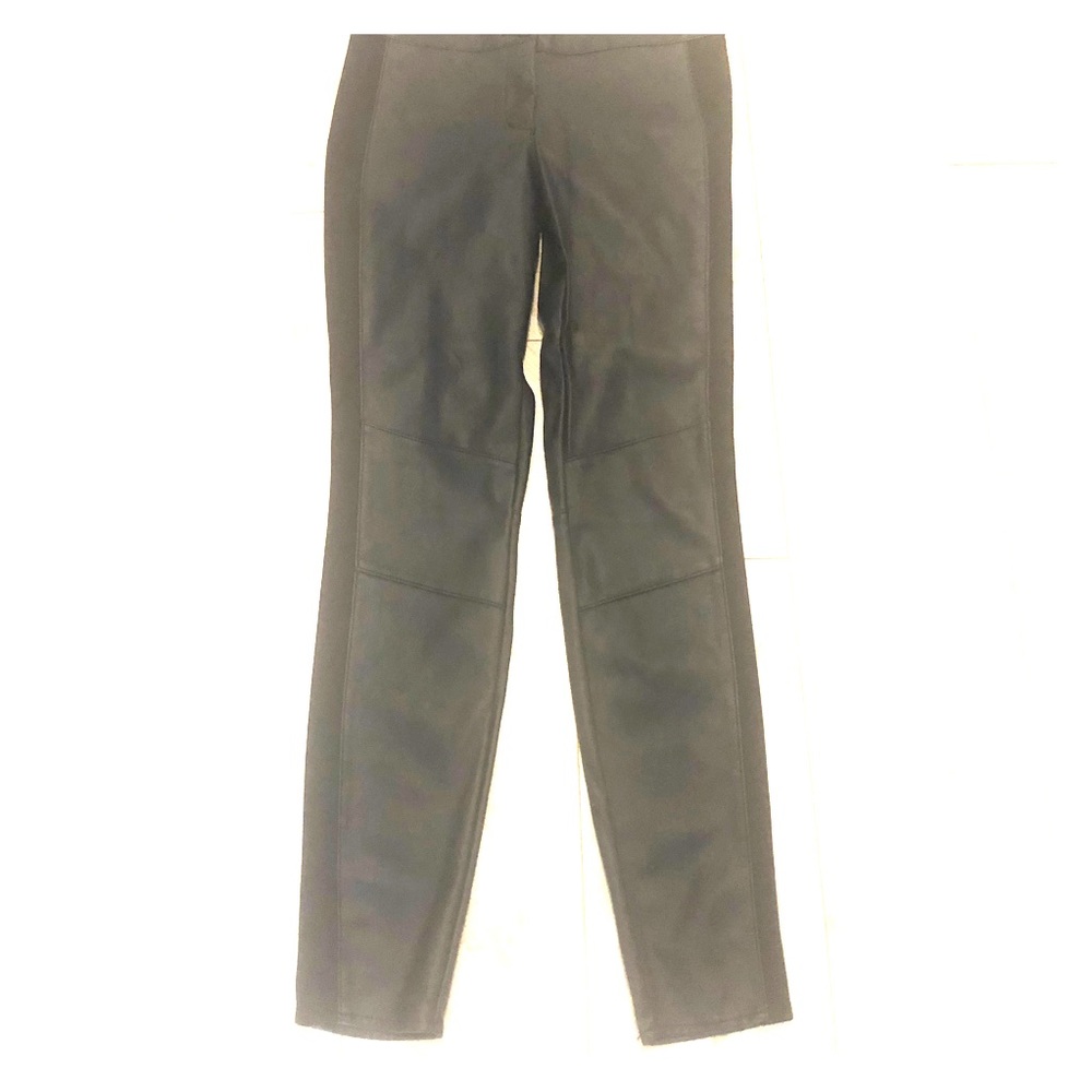 H&M Faux Black Leather Pants Size 8